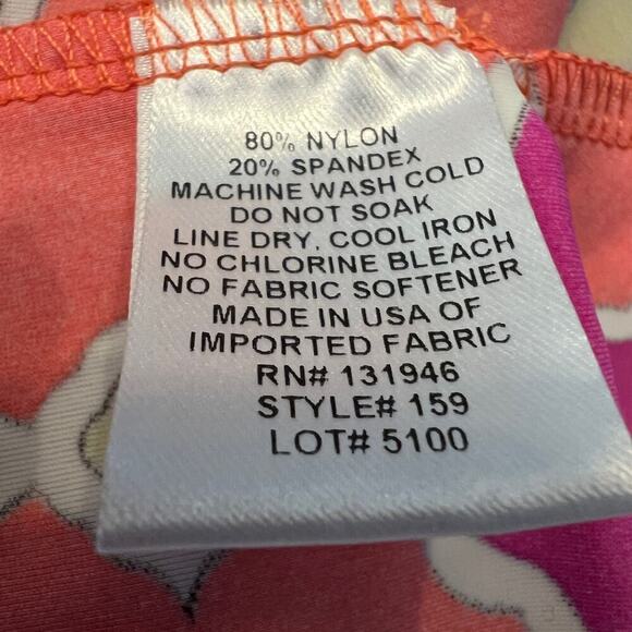 Jude Connally Jude Cloth Collared V-Neck Geometric Dress Coral Purple Size S - Picture 11 of 11